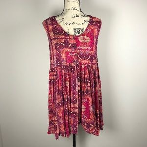 Free People Boho Sleeveless Mini Dress